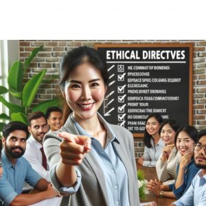 Le rôle des leaders dans la promotion de l'éthique en entreprise.